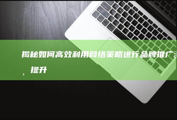 揭秘：如何高效利用网络策略进行品牌推广与提升