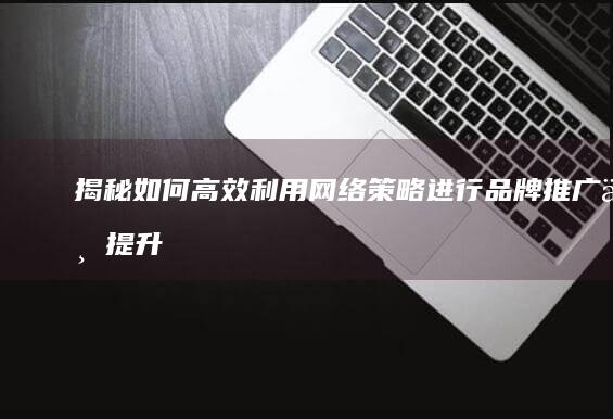 揭秘：如何高效利用网络策略进行品牌推广与提升